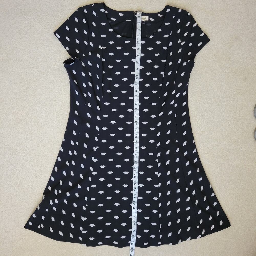 Maison Jules Cute XXL Fit & Flare Dress Scoop Neck Bust Darts Lined Cap Sleeves - Picture 14 of 16